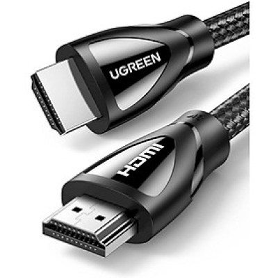 Ugreen UG40180HD150TK 2m 2.1 HDMI 8K 60hz 48Gpbs Male to Male Braided Cable 4k 120hz - HÀNG CHÍNH HÃNG