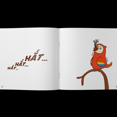 Sách Ehon Khiến Tai, Mắt, Não Của Em Bé Đều Phải Hoạt Động - Hắt Xì