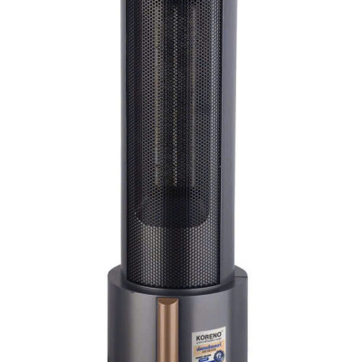 Máy sưởi gốm có phun sương tạo ẩm không khô da KORENO, quạt sưởi ấm không đốt oxi đổ tự ngắt tiết kiệm điện hàng chính hãng