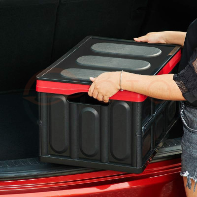 Thùng đựng đồ cốp xe ô tô kèm túi lót chống nước cao cấp - 56 lit