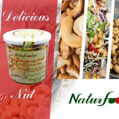 Hạt Điều Lụa Rang Muối Ngon (250g) - Natufoodvn