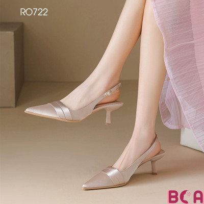 [STYLE XỊN]  Giày Công Sở Nữ Style Mới Cao Gót 6p RO722 ROSATA tại BCASHOP - Sang - Xịn - Êm - Tôn Chân - Tôn Dáng