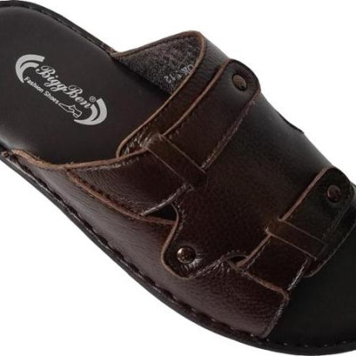 Dép Nam BIGGBEN Da Bò Thật Cao Cấp DN205