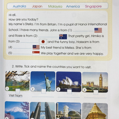 Sách - Vở tập viết Tiếng anh lớp 4 tập 1+2 global success (HEID)