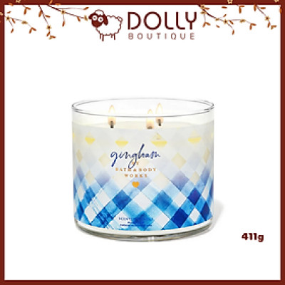 Nến Thơm 3 Bấc Gingham 3-Wick Candle 411g
