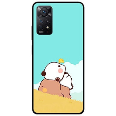 Ốp lưng dành cho Xiaomi Redmi Note 11 Pro mẫu Đôi Gấu Ngắm Mây