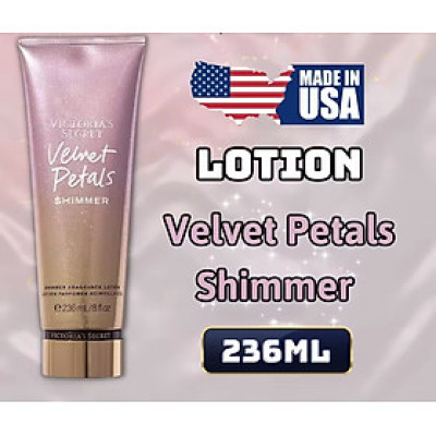 Victoria Secret Shimmer Velvet Petals Chính Hãng - Body Mist Victoria Secret 250ml & Lotion Victoria Secret 236ml Chính Hãng