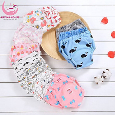 Quần bỏ bỉm cho bé, 6 lớp thấm hút mềm mát thoáng khí, size cho bé từ 5-17kg