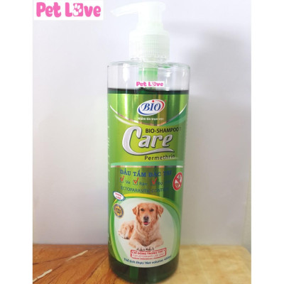 Sữa tắm diệt ve rận, bọ chét, khử mùi trên chó Bio Care 450ml