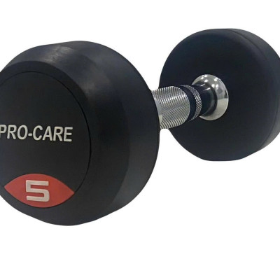 Tạ Tay Dumbbells Cao Su Lõi Sắt Pro-Care Đài Loan - Các Mức Tạ 2.5Kg, 5Kg, 7.5Kg, 10Kg (1 Cái)
