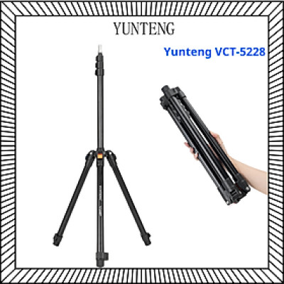 Tripod Yunteng VCT-5228 Đa Năng - Chân Đế Quay Phim Chụp Ảnh Chuyên Nghiệp, Cao Tối Đa 210cm - Hàng chính hãng