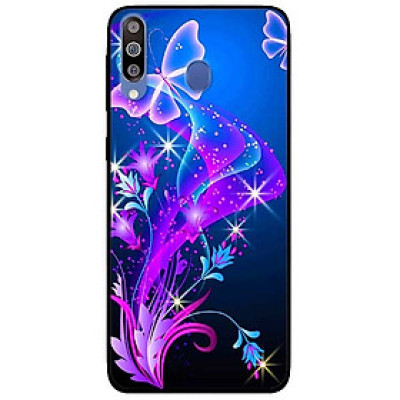 Ốp lưng dành cho Samsung M30 mẫu Họa Tiết Bướm Tím