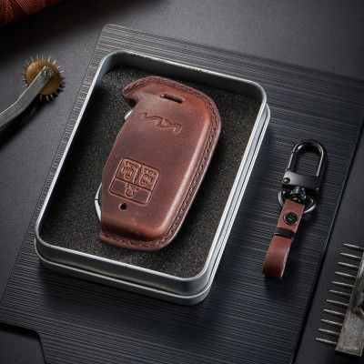 Bao da ép phom Handmade chìa khóa xe ô tô Kia CARNIVAL 2022 da bò thât giá tận xưởng (có bán sỉ) - hàng chính hãng