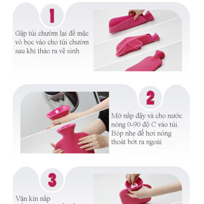 Túi chườm Fashy Germany Bọc Len 100% nhập khẩu từ Đức