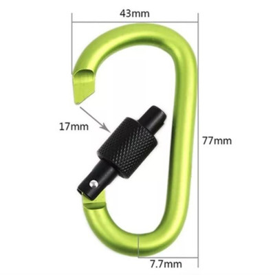 Móc khóa đa năng – Carabiner – chất liệu nhôm cao cấp
