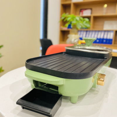 Bếp lẩu nướng điện đa năng Nagakawa NAG3104 (1500W) - Hàng chính hãng