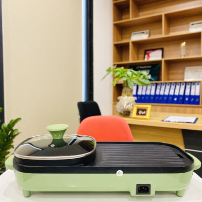 Bếp lẩu nướng điện đa năng Nagakawa NAG3104 (1500W) - Hàng chính hãng