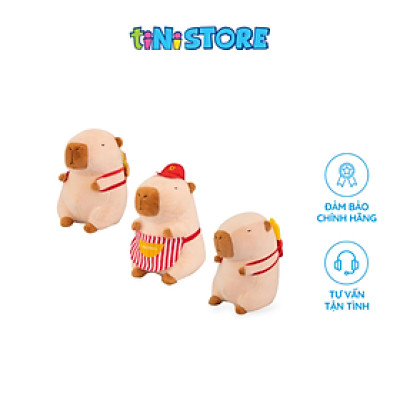 Gấu Bông Capybara Đeo Túi Đồ Ăn Dễ Thương Value Toys 30cm Cho Bé - Mẫu ngẫu nhiên