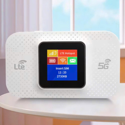 Phát Wifi Di Động Tốc Độ Cao 4G/5G LTE 150Mbps - Màn Hình Màu LCD - Bản Quốc Tế Hỗ Trợ Tất Cả Nhà Mạng - Dung Lượng Pin Lên Đến 15 Giờ - Hàng Chính Hãng