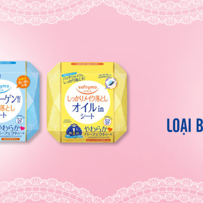 Khăn Giấy Tẩy Trang Ngừa Lão Hóa Bổ Sung Collagen Kosé Softymo Cleansing Sheet C (Gói Refill 52 miếng)