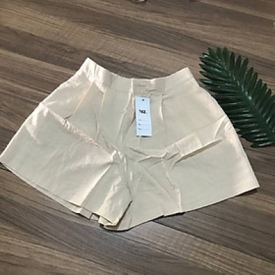 Quần short nữ cạp cao, chất liệu Đũi xước bền mát, thiết kế trẻ trung, năng động, quần đùi nữ NeSa Shop, QKH.52
