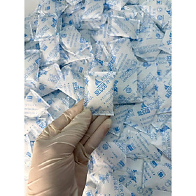 Túi hút ẩm loại 3gram, đóng gói 1kg, thương hiệu SECCO - Hàng chính hãng