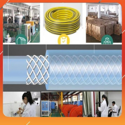 Vòi Xịt️Evoucher Bộ dây vòi xịt nước rửa xe, tưới cây , tăng áp 3 lần, loại 15m 206318 đầu đồng, cút, nối đen