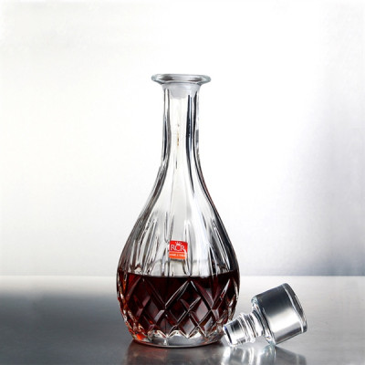 Bình Rượu Thuỷ Tinh Pha Lê Ý RCR - Opera Round Bottle 900ml