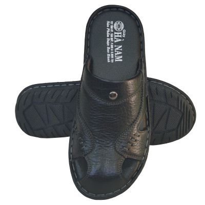 Dép Bít Mũi Nam HÀ NAM Da Bò Thật Cao Cấp GSB2085