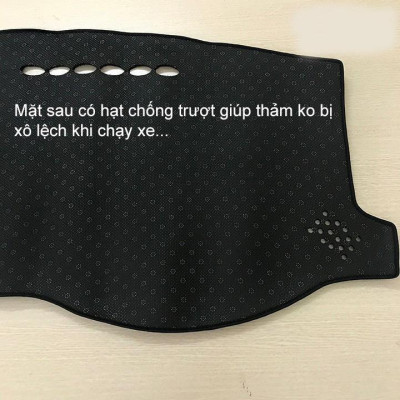 Thảm Taplo Lông Cừu Xe Mitsu Outlander 2018 2019 2020 2021 màu đen