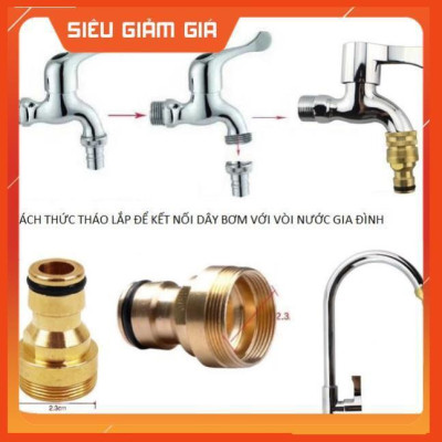 Bộ dây vòi xịt nước rửa xe, tưới cây . tăng áp 3 lần, loại 15m 206236 đầu đồng.đai+ tặng đai