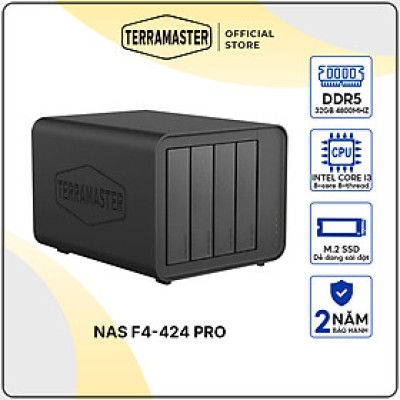 Ổ cứng mạng NAS TerraMaster F4-424 Pro Hàng chính hãng