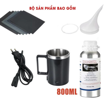 Bộ Sản Phẩm nano Tân Trang Làm Mới Đèn Pha điện 220V Đánh Bóng Phục Hồi Cho đèn Xe Ô Tô bị ố vàng