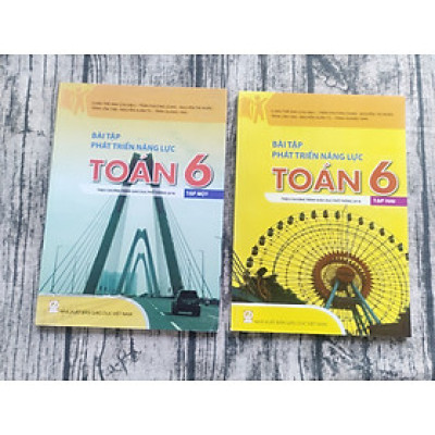 Combo Bài Tập Phát Triển Năng Lực Toán Lớp 6 Tập 1+2
