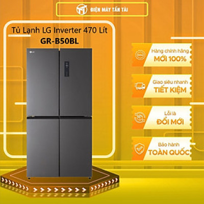 Tủ Lạnh LG GR-B50BL Inverter 470L - Hàng Chính Hãng (Chỉ Giao HCM)