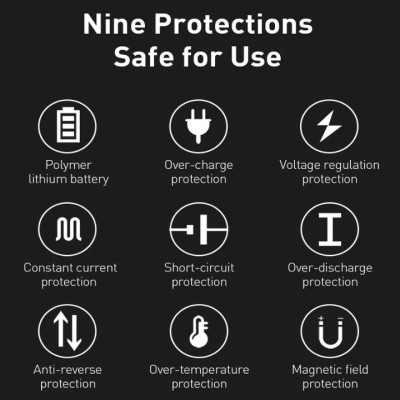 Bộ kích nổ ô tô, xe hơi kiêm pin sạc dự phòng nhãn hiệu Baseus cao cấp CRJS01-01 - Hàng Nhập Khẩu