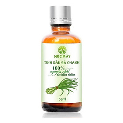 Tinh dầu Sả Chanh Organic 50ml Mộc Mây - tinh dầu nguyên chất từ thiên nhiên - Có kiểm định Bộ Y Tế, chất lượng và mùi hương vượt trội