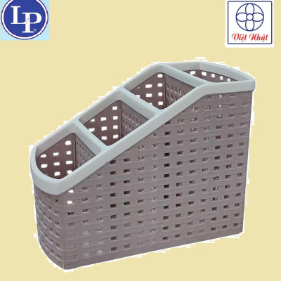 Khay nhựa tiện ích 4 ngăn Việt Nhật (5696) để bàn đựng bút, đồ dùng đa năng