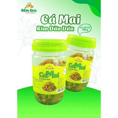 Đặc Sản Bình Thuận  - Cá Mai Rim Dừa Dứa Đầm Sen - 150G