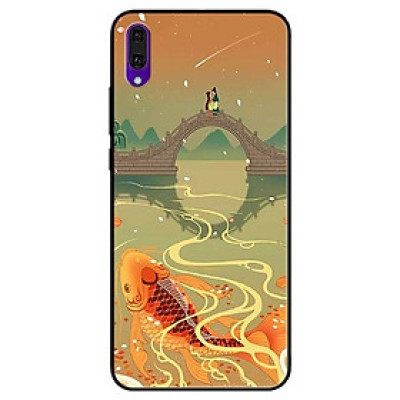 Ốp lưng dành cho Huawei Y7 Pro (2019) mẫu Chép Bên Cầu