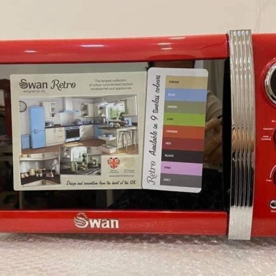 Lò vi sóng Swan Retro Anh Quốc,Hàng Chính hãng