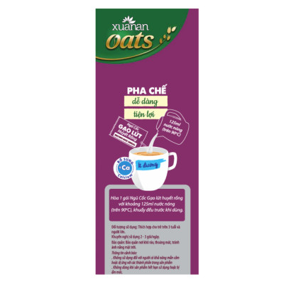 Combo 3 túi: Ngũ Cốc Óc Chó Mè Đen+Gạo Lức Huyết Rồng+Yến Mạch Hạnh Nhân[ít đường 400gr](Tặng Kèm 2 Túi Yến Mạch 150G)