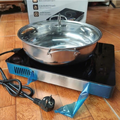 Bếp từ Koreno Thái Lan KN-865 công suất 2200W Inverter kèm nồi lẩu hàng chính hãng bảo hành 12 tháng