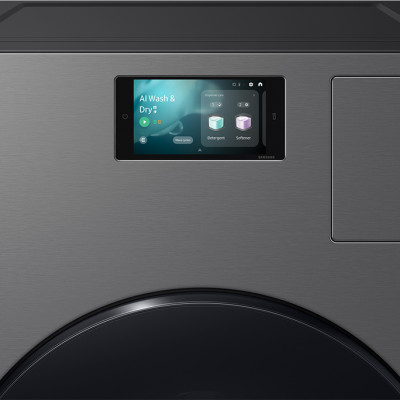 Máy giặt sấy Samsung AI Combo Heatpump Inverter giặt 25 kg - sấy 15 kg WD25DB8995BZSV - HÀNG CHÍNH HÃNG - CHỈ GIAO HCM