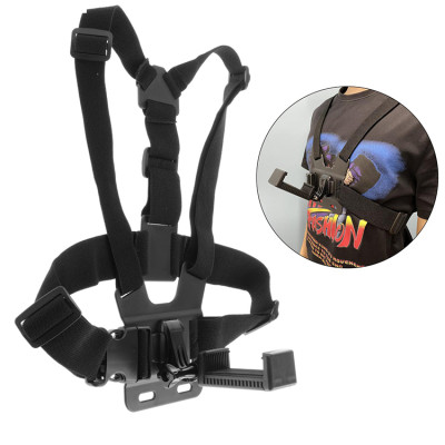 Bộ dây đeo ngực 5 chi tiết cho máy quay hành động, smartphone 077, hàng chính hãng