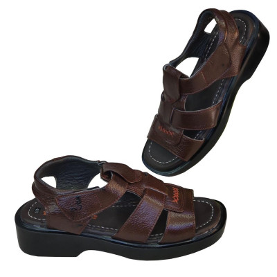 Giày Sandal Nam Da Bò Thật TiTi ĐÔ Cao Cấp DNA2136