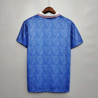 Áo Bóng Đá Retro Rangers 1996/1997 - Sân Nhà bản cao cấp vải Cotton Polyester