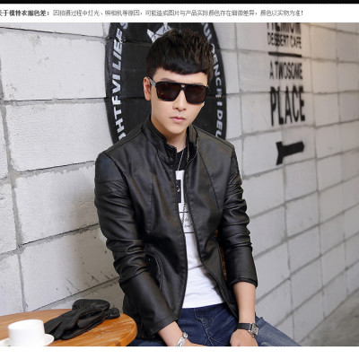 Áo khoác da nam lót lông SITAKI cao cấp - AD14 Đen