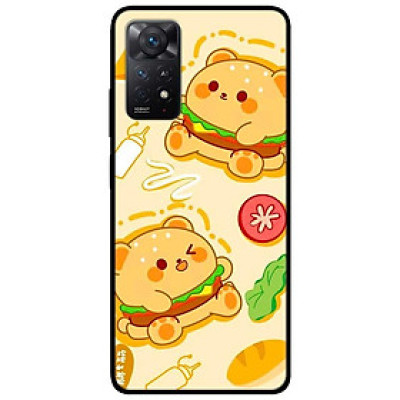 Ốp lưng dành cho Xiaomi Redmi Note 11 Pro mẫu Gấu Hamber