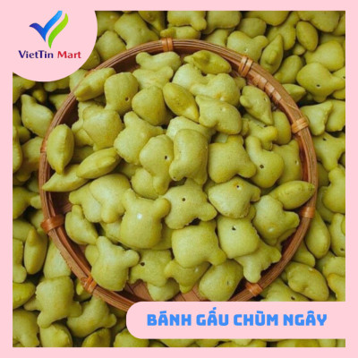Bánh Gấu Chùm Ngây Nhân Kem Viettin Mart 500g